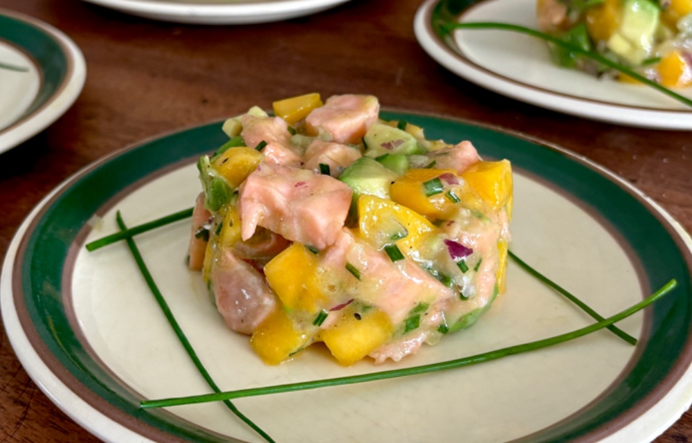 carpaccio de saumon